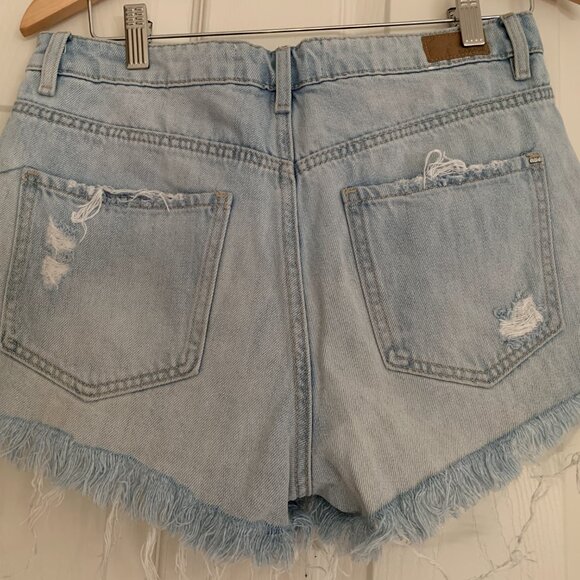Distressed Denim Shorts - Picture 3 of 5